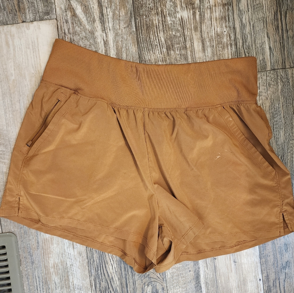 Rust Orange athletic shorts